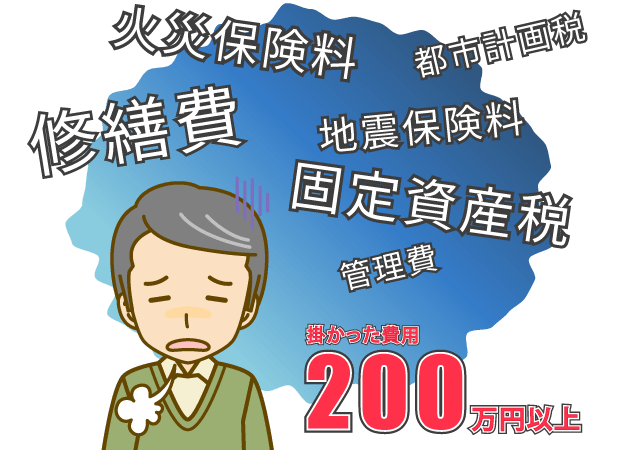 トータルで掛かった費用200万円以上